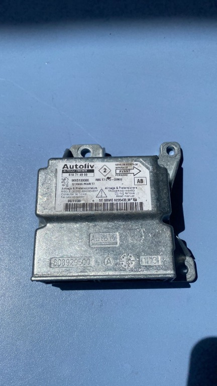 Calculator airbag Peugeot 308 SW 1.6 THP 5FX 2009 Cod : 9665100080