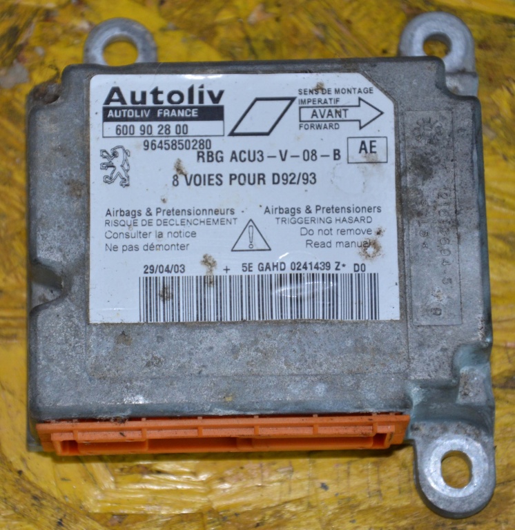 Calculator airbag Peugeot 406 2003 / 9645850280