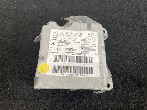 Calculator airbag Peugeot 508 2.2hdi Automat 205 cp sedan 2014 (9675127080)