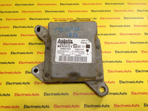 Calculator Airbag Renault, 602869100, 8200272534