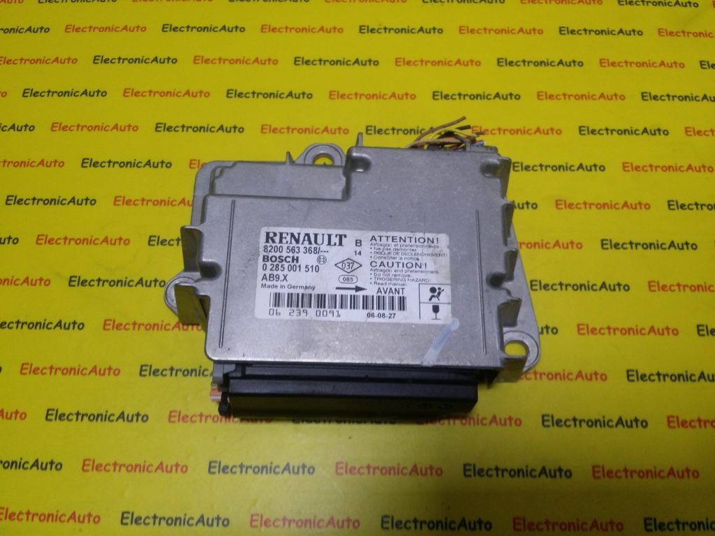 Calculator Airbag Renault, 8200563368, 0285001510,