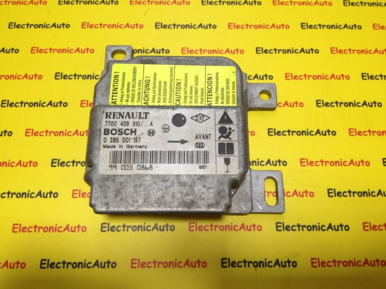 Calculator Airbag Renault Clio, 7700428310A, 0285001157