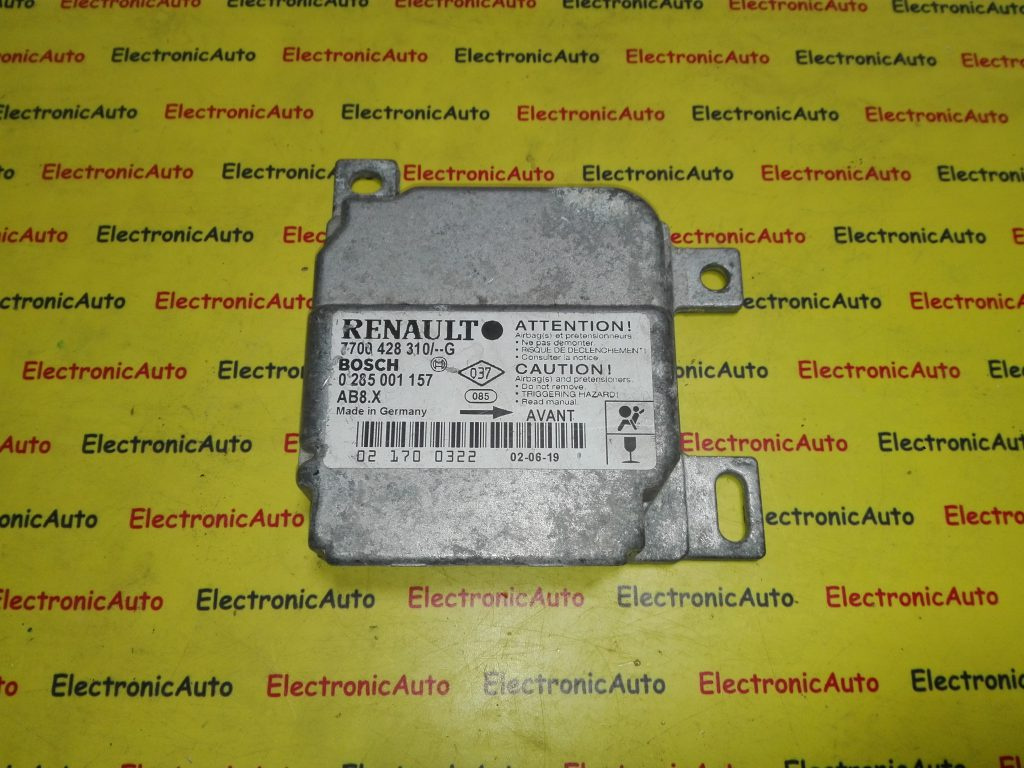 Calculator airbag Renault Clio 7700428310G, 0285001157