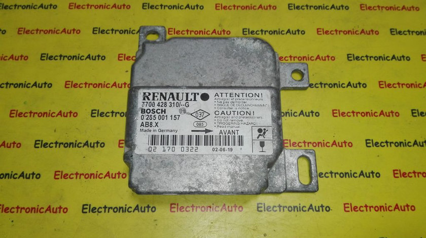 Calculator airbag Renault Clio 7700428310G, 0285001157