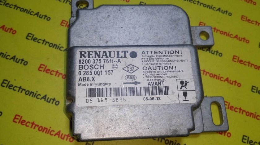 Calculator airbag Renault Clio 8200375761A