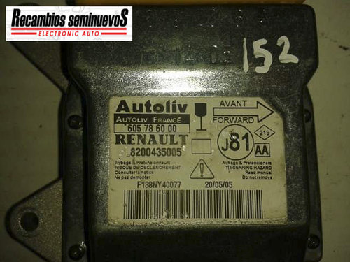 Calculator AIRBAG RENAULT ESPACE 4 8200435005 / 605 786000 / 6057860008200435005 / 605 786000 / 6057...