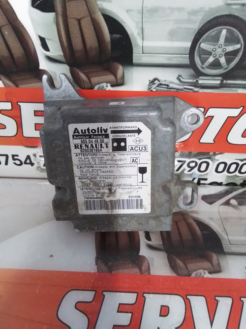Calculator Airbag Renault Kangoo (1997-2007) 1.5 Motorina 2004, 605044900 / 8200381654