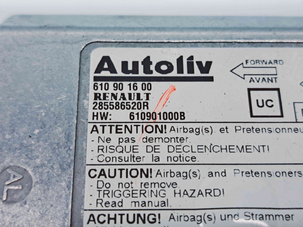 Calculator airbag Renault Laguna 3 Combi [Fabr 2007-2015] 285586520R 1.5 DCI K9K780 78KW / 106CP