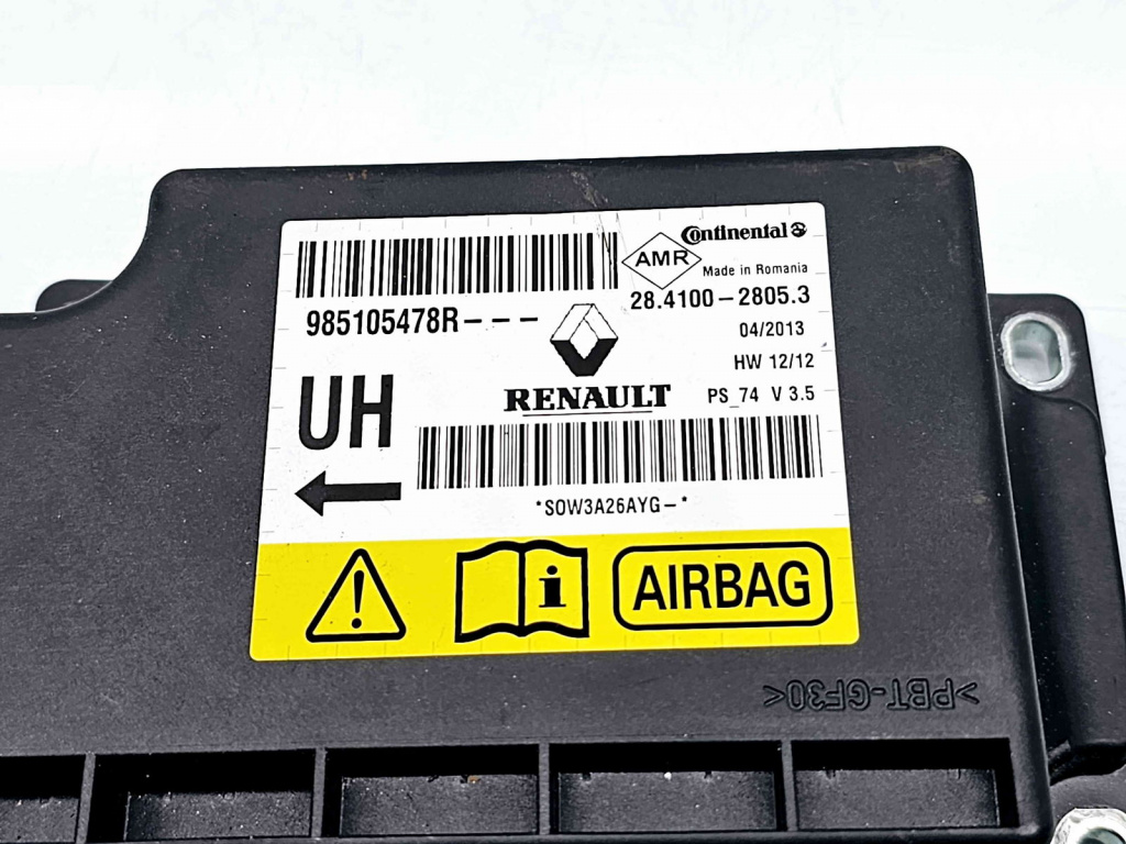 Calculator airbag Renault Megane 3 Combi [Fabr 2008-2015] 985105478R 1.6 DCI R9M402 96KW / 130CP