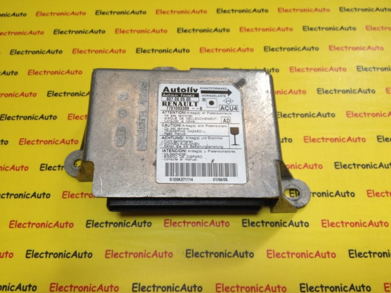Calculator Airbag Renault Megane, 607060500, 7701063388B