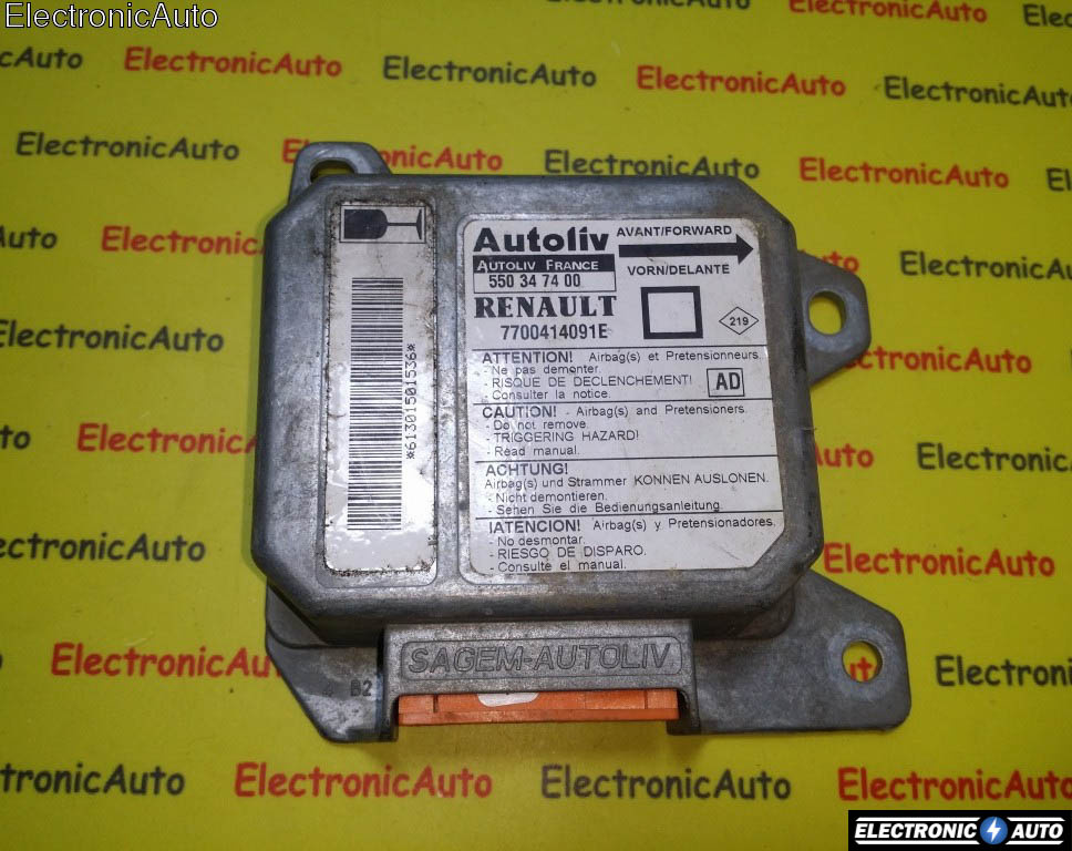 Calculator airbag Renault Megane 7700414091E