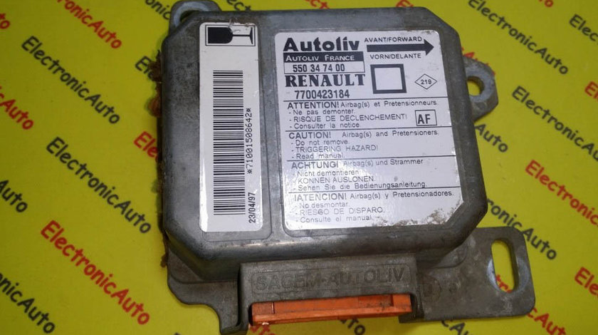 Calculator airbag Renault Megane 7700423184