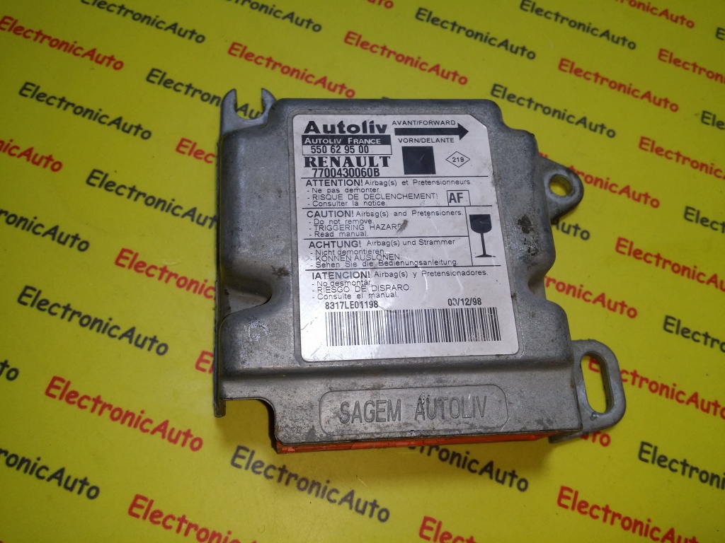 Calculator airbag Renault Megane 7700430060B