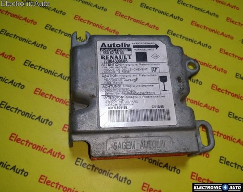Calculator airbag Renault Megane 7700430060B