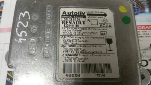 Calculator AIRBAG RENAULT SCENIC 8200481139 / 604 29 04 00 / 604290400 / ACU4 AA / ACU4AA8200481139 ...