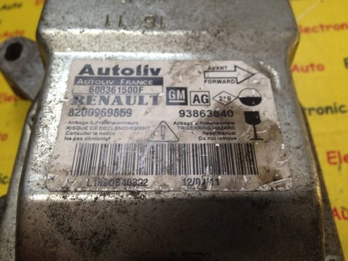 Calculator Airbag Renault Trafic, 608361500F, 8200969859