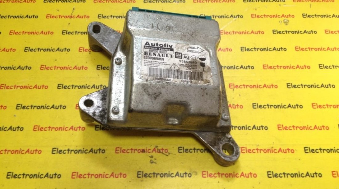 Calculator Airbag Renault Trafic, 608361500F, 8200969859