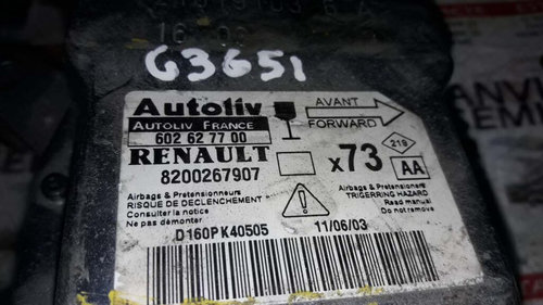 Calculator AIRBAG RENAULT VELSATIS 8200267907 / 602 62 77 00 / 6026277008200267907 / 602 62 77 00 / ...