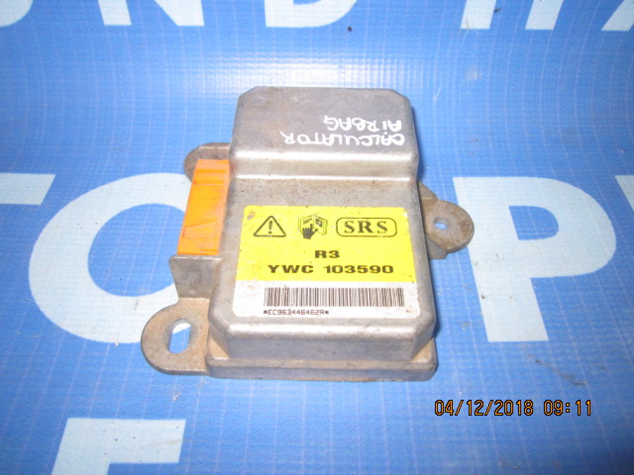 Calculator airbag Rover 200; YWC103590