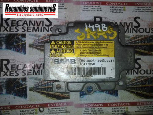 Calculator AIRBAG SAAB 9-5 05018825 / A0417350 / 82503422VUY / 2000DEC  / A0417350 / 82503422VUY / 2...