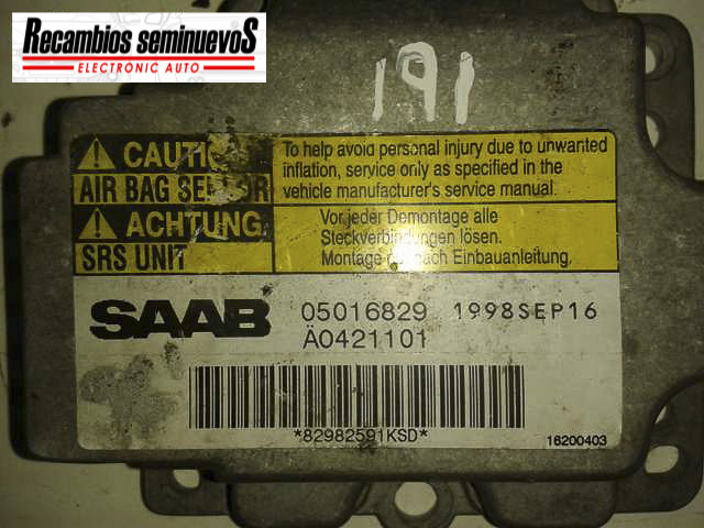 Calculator AIRBAG SAAB SAAB 9-3 05016829 / A042110105016829 / A0421101