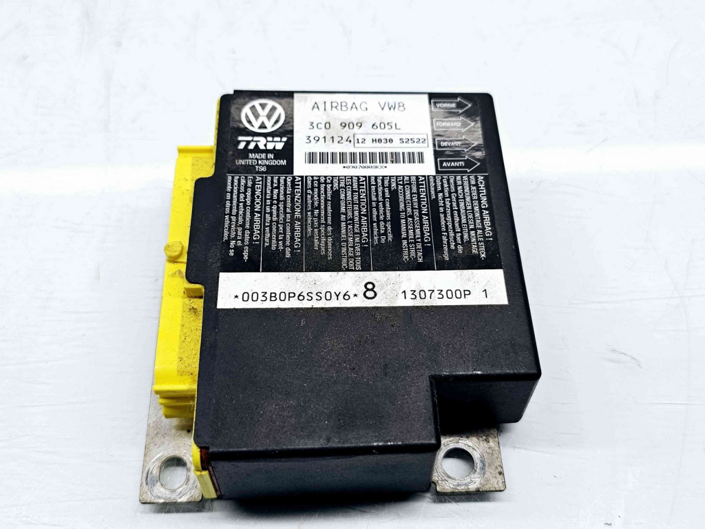 Calculator airbag Seat Leon (1P1) [Fabr 2005-2011] 3C0909605L 2.0 FSI BWA 147KW / 200CP 2.0 FSI BWA 147KW / 200CP