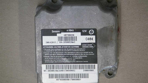 Calculator AIRBAG SIEMENS FIAT BRAVO 46768868 / 5WK42811 / 04-309603NA / 04 309603NA / 04309603NA467...