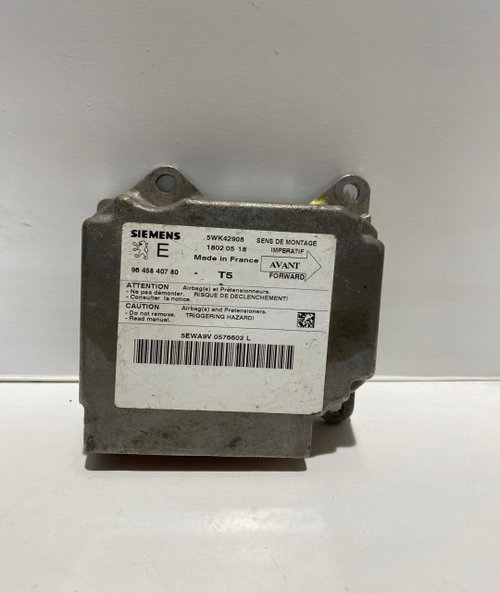 Calculator airbag Siemens Modul 9645840780 / 5WK42908 Peugeot 307 [2001 - 2005]