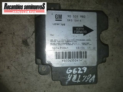 Calculator AIRBAG SIEMENS OPEL VECTRA 90 508 980 / 90508980 / 5WK416990 508 980 / 90508980 / 5WK4169