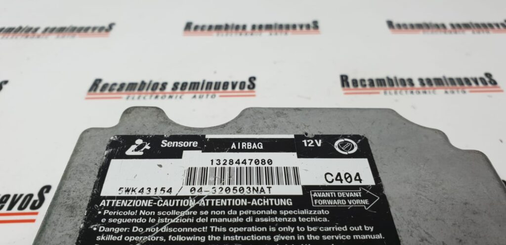 Calculator AIRBAG SIEMENS PEUGEOT BOXER 1328447080 / 5WK43154 / 04-320503NAT / 04 320503NAT / 04320503NAT1328447080 / 5WK43154 / 04-320503NAT / 04 320503NAT / 04320503NAT