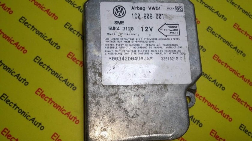 Calculator airbag Skoda Fabia 1C0909601 INDEX 02