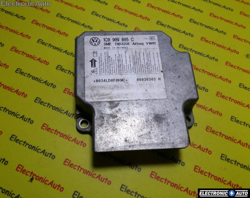 Calculator airbag Skoda Fabia 1C0909605C INDEX 03