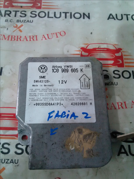 Calculator airbag SKODA FABIA 2
