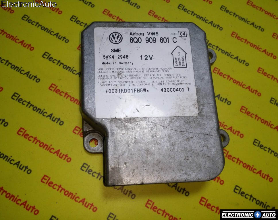 Calculator airbag Skoda Fabia 6Q0909601C INDEX04