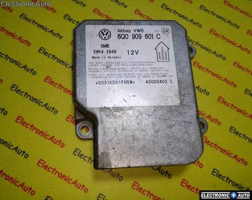 Calculator airbag Skoda Fabia 6Q0909601C INDEX04