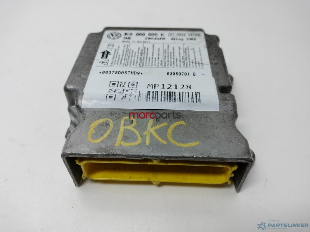 Calculator airbag Skoda Octavia (1Z) Berlina 2008 1.9 TDI SKODA OCTAVIA [ 1959 - 1971 ] OEM 1K0909605K