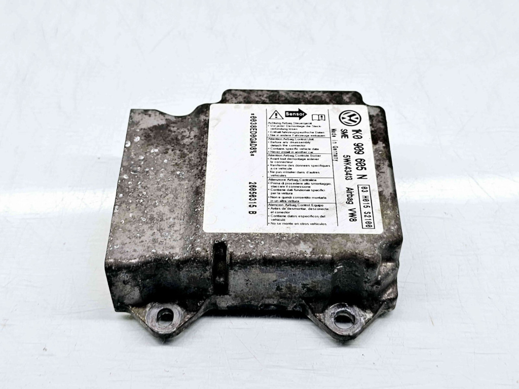 Calculator airbag Skoda Octavia 2 (1Z3) [Fabr 2004-2013] 1K0909605N 1.6 Benz BSE 75KW / 102CP 1.6 Benz BSE 75KW / 102CP