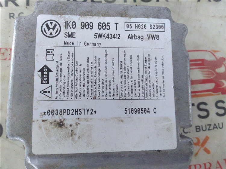 Calculator airbag SKODA OCTAVIA 2 an fabr. 2011