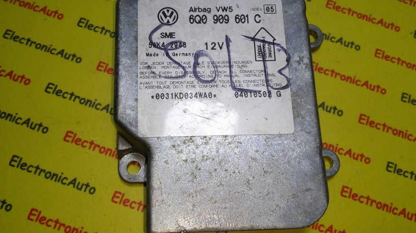 Calculator airbag Skoda, Seat, Vw 6Q0909601C INDEX05