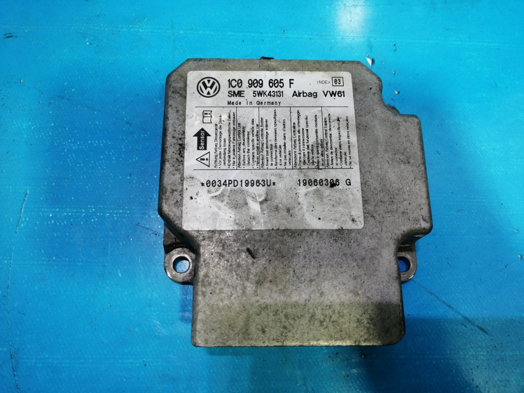Calculator airbag Skoda Superb 1C0909605F