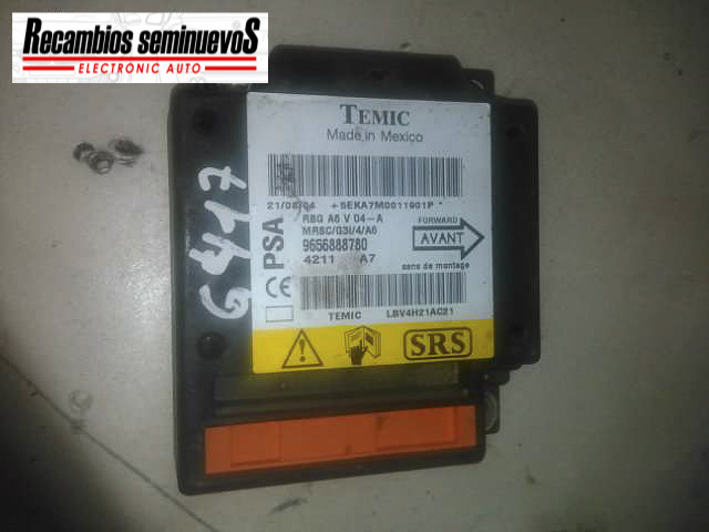 Calculator AIRBAG TEMIC CITROEN C2 96 568 887 80 / 965688878096 568 887 80 / 9656888780