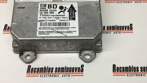 Calculator AIRBAG TEMIC OPEL CORSA D 13 262 360 / 13262360 / 32796393513 262 360 / 13262360 / 327963...