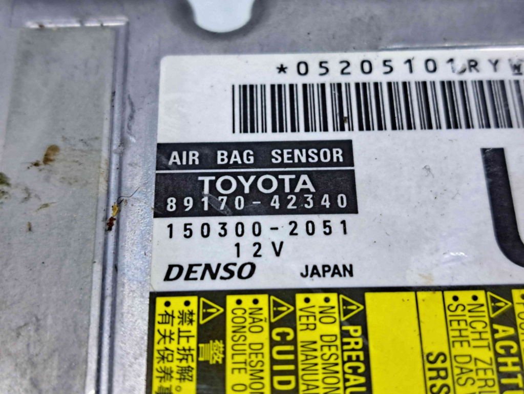 Calculator airbag Toyota Rav 4 III (ACA3, ACE, ALA3, GSA3, ZSA3) [Fabr 2005-2013] 89170-42340 2.2 80KW / 109CP