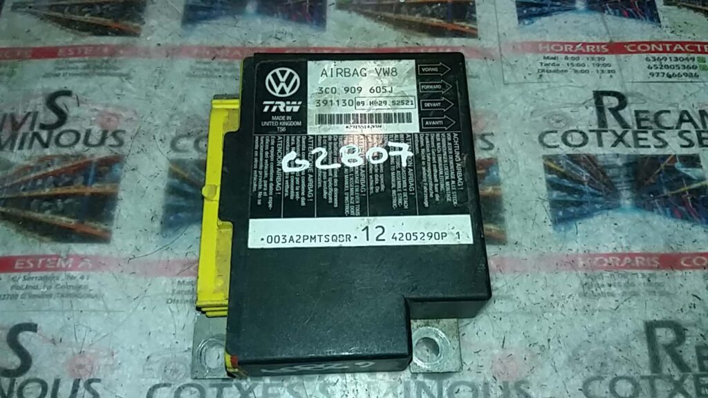 Calculator AIRBAG TRW VOLKSWAGEN PASSAT 3C0 909 605 J / 3C0909605J / 3911303C0 909 605 J / 3C0909605J / 391130