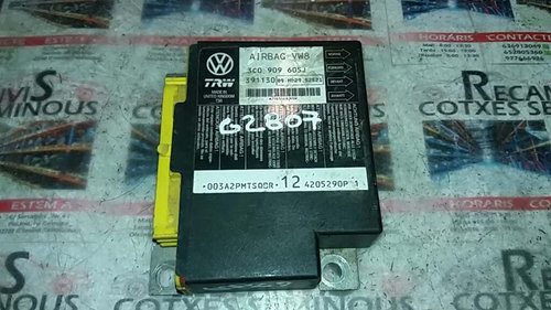 Calculator AIRBAG TRW VOLKSWAGEN PASSAT 3C0 909 605 J / 3C0909605J / 3911303C0 909 605 J / 3C0909605...