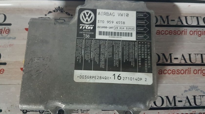 Calculator airbag-uri 3T0959655B skoda superb II