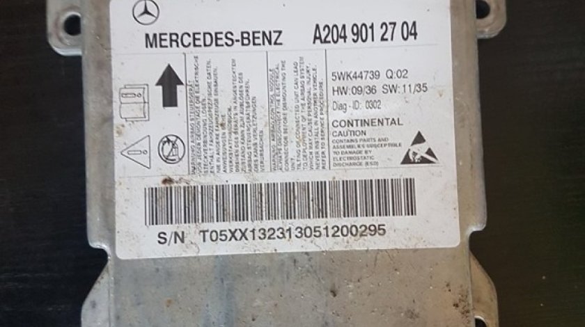 Calculator airbag-uri a2049012704 mercedes c-classe w204