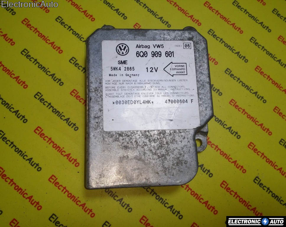 Calculator airbag Volkswagen 6Q0909601 INDEX 06