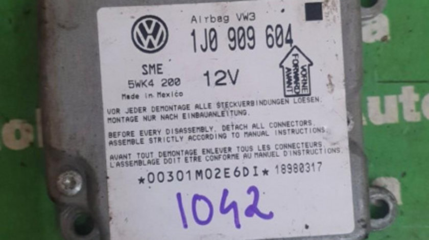 Calculator airbag Volkswagen Bora (1998-2005) 1j0909604