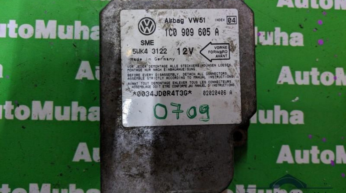 Calculator airbag Volkswagen Bora (1998-2005) 1C0909605A